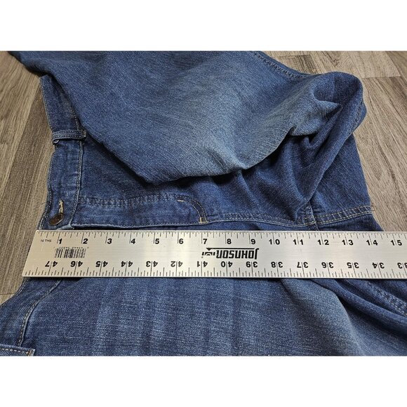 JMS Just My Size by Hanes Jeans Womens Plus 24W Blue Classic Fit Denim Stretch - Picture 11 of 12